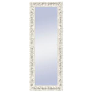 Espejo enmarcado rectangular imane lacado blanco 158 x 58 cm