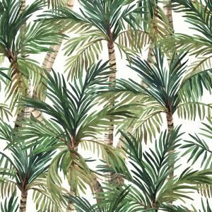 Papel pintado tnt naturaleza palmeras verde
