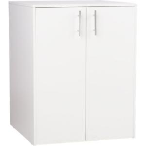 Armario madera cubre-lavadora color blanco de 88x69x69 cm c…