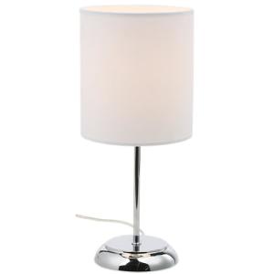 Lámpara de mesa inspire nicole 1 luz e27 d16 blanca