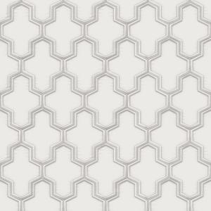 Papel pintado aspecto texturizado geométrico 121021 gris