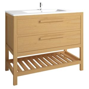 Mueble de baño con lavabo amazonia roble 100x45 cm