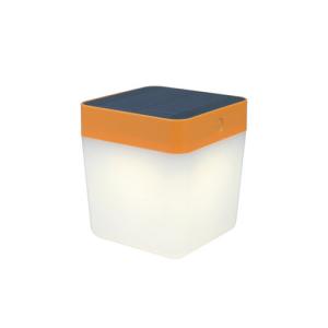 Sobremesa solar cube 100lm 3000k naranja