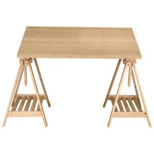 Mesa escritorio pino natural 120x80x73,1 cm