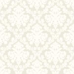 Papel pintado vinílico damasco 5052 beige