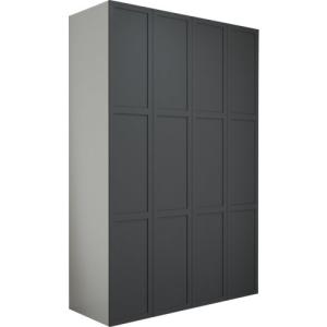 Armario ropero puerta abatible spaceo home yakarta gris 160…