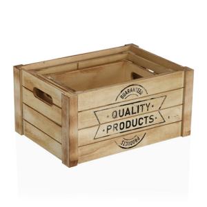Set de 3 cajas de madera serie quality en color madera de 1…