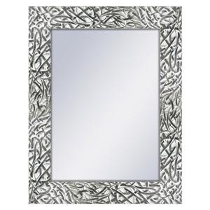 Espejo enmarcado rectangular cohen blanco 70 x 90 cm