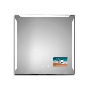Espejo de baño con luz led alice 85 x 85 cm