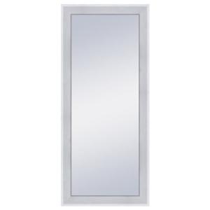 Espejo enmarcado rectangular jacques blanco 177 x 77 cm