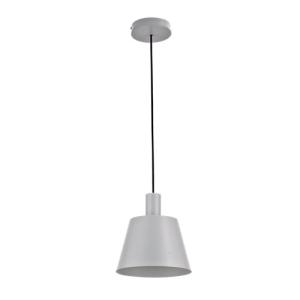 Lámpara de techo inspire nama 1 luz e27 gris 17 cm