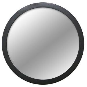 Espejo enmarcado redondo ed 790 negro d 120 cm