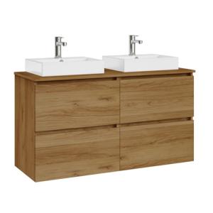 Mueble de baño con lavabo ocean marrón 120x46 cm