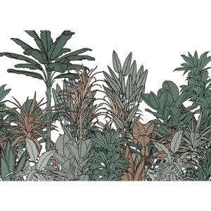 Doodle plants color de 350 x 250 cm