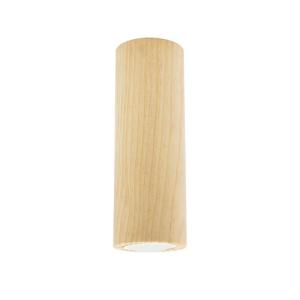Foco redondo gu10 madera natural 20 cm de diámetro