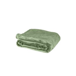 Manta sweety verde 100 % poliéster de 170x130 cm