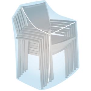Funda de protección para sillas de poliéster 68x61x107 cm