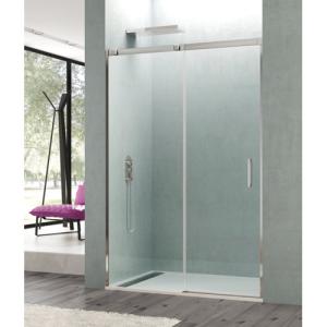 Mampara corredera steel transparente perfil cromado 130x195…