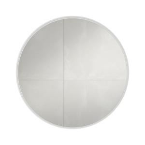 Espejo de baño alexa blanco 70 x 70 cm