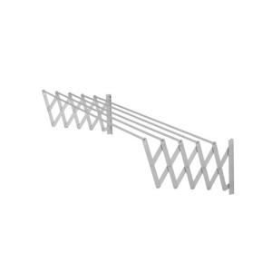 Tendedero barras extensible para pared de aluminio de 13x14…