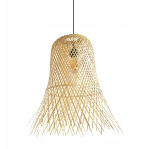 Lámpara de techo batang bambú 1 luz