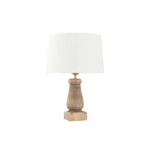 Lámpara de mesa sin fuente de luz tirsa e27 madera 44 cm de…