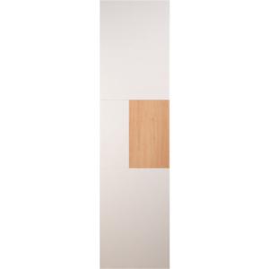 Puerta corredera armario bahréin blanco y roble 80x237x2 cm…
