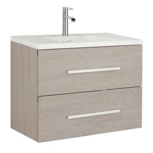 Mueble de baño madrid roble gris 80 x 45 cm