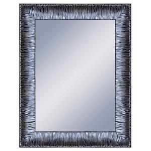 Espejo enmarcado rectangular katy plomo acero 70 x 90 cm