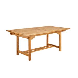 Mesa de jardín extensible de madera teca antea de 180/240x7…