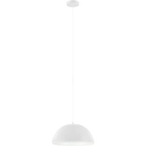 Lámpara de techo inspire cedar blanca 1 luz e27 38 cm