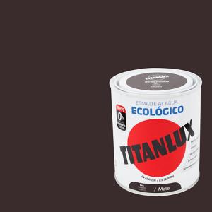 Esmalte al agua titanlux tabaco mate 0,75l