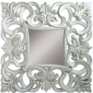 Espejo cuadrado murillo blanco 78 x 78 cm