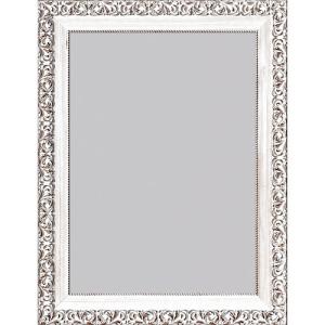 Espejo enmarcado rectangular romantic crema 86 x 66 cm