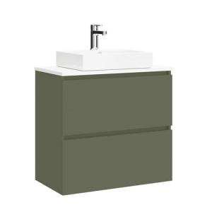 Mueble de baño con lavabo limit verde 70x38.6 cm