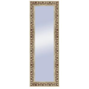 Espejo enmarcado rectangular gisele barroco plata 137 x 47…