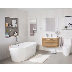 Mueble de baño con lavabo image roble 90x48 cm