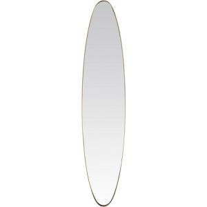 Espejo ovalado oval dorado dorado 118 x 24 cm