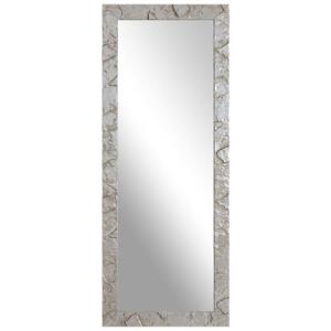 Espejo enmarcado rectangular petra plata plata 153 x 53 cm