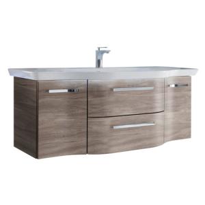 Mueble de baño con lavabo contea roble 125x50 cm