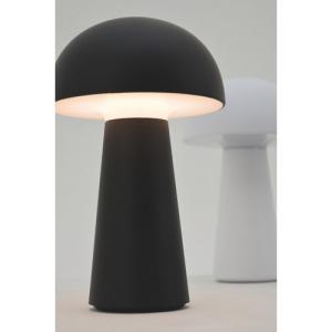 Lámpara de mesa led visby 6w 3000k negro 23 cm de alto