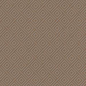 Papel pintado aspecto texturizado geometrico 402931 marrón