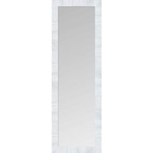 Espejo enmarcado rectangular relieve rayas blanco 149 x 47…