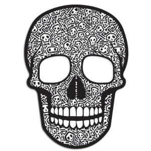 Sticker forex skull adh. 63417 30x30