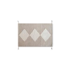 Alfombra lana gotemburgo beige / marrón rectangular 120x170…