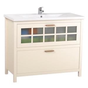 Mueble de baño con lavabo nizza blanco 100x45 cm