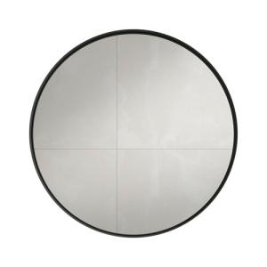 Espejo de baño alexa negro 70 x 70 cm