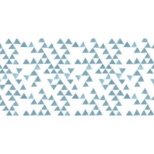 Revestimiento adhesivo mural infantil azul piramide de1 x 2m