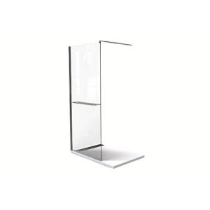 Panel de ducha indus transparente perfil cromado 90x200cm