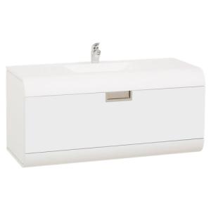 Mueble de baño con lavabo capsul blanco 80x50 cm